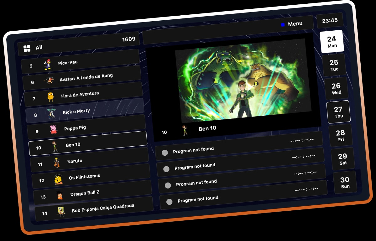Smart Play channel guide